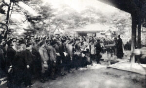 笠井順八翁から薫陶を受ける人々